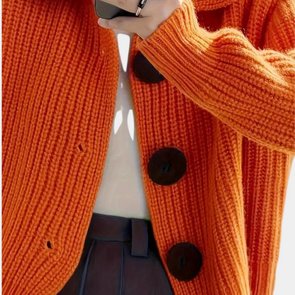 Jersey de Manga Larga en Color Liso para Mujer | Ideal para Días Frescos
