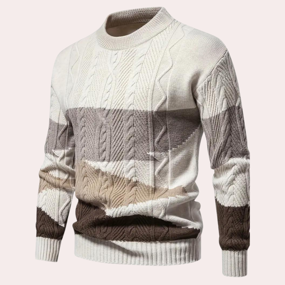 Jersey Con Estructura De Punto Y Cuello Redondo Para Hombre | Ideal Para Uso Diario Durante Todo El Año