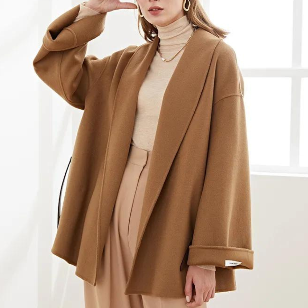 Abrigo Largo con Cinturón Ajustable para Mujer | Ideal para Otoño e Invierno
