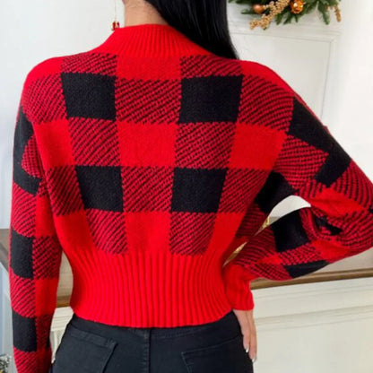 Jersey De Cuadros Para Mujeres | Ideal Para Uso Diario