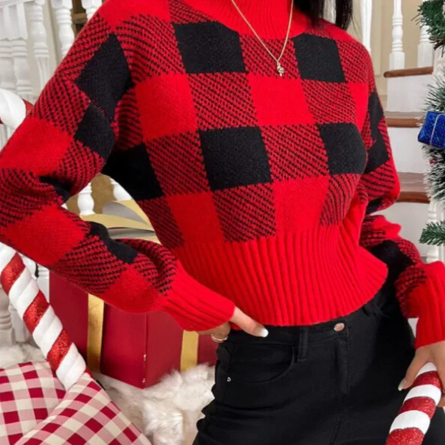 Jersey De Cuadros Para Mujeres | Ideal Para Uso Diario