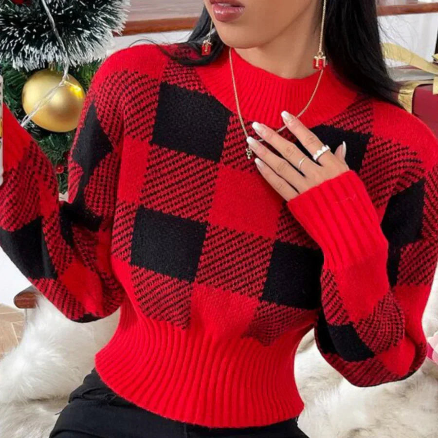Jersey De Cuadros Para Mujeres | Ideal Para Uso Diario