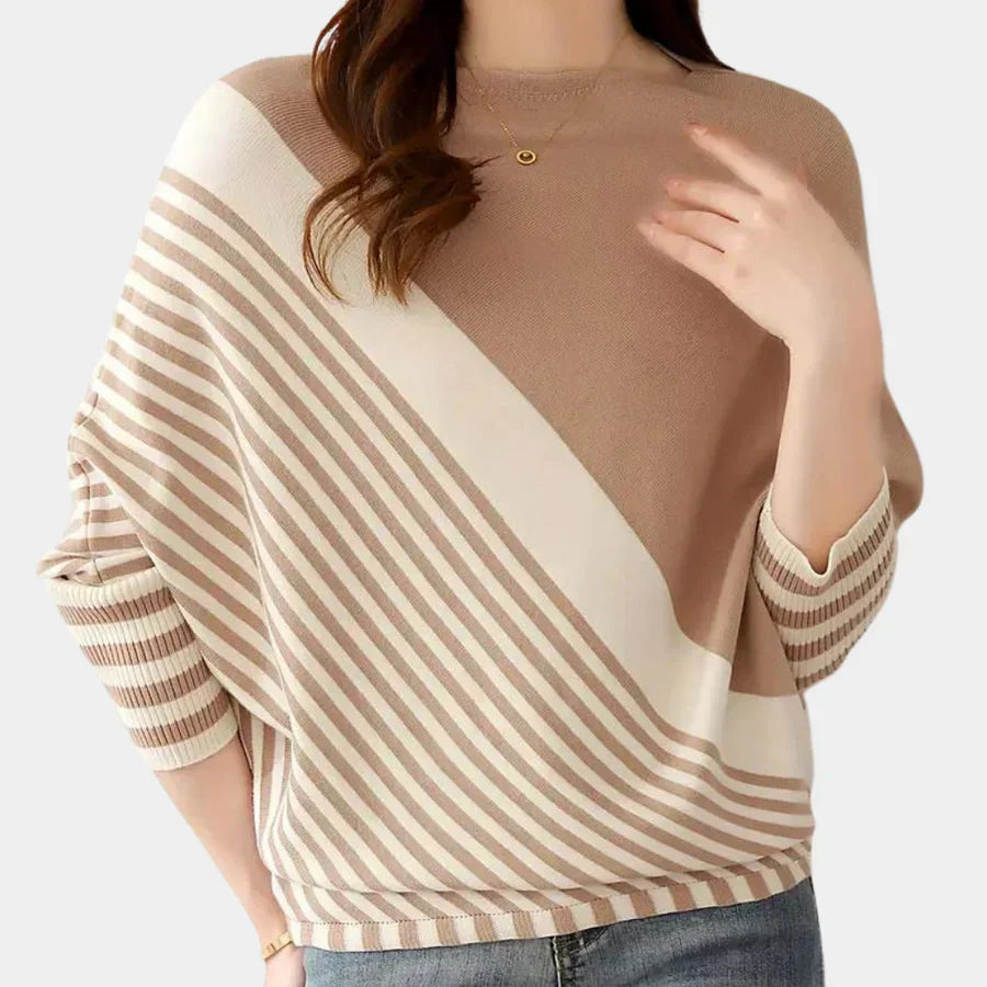 Pulóver de Punto con Diseño Liso para Mujer | Ideal para Uso Diario