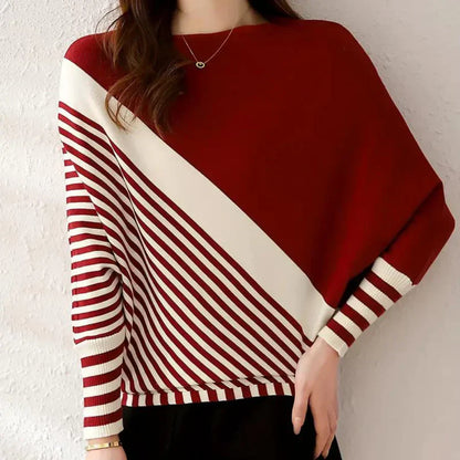 Pulóver de Punto con Diseño Liso para Mujer | Ideal para Uso Diario