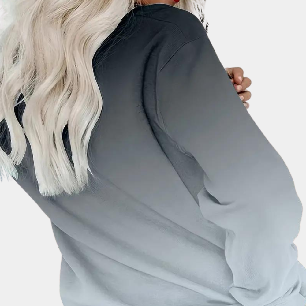 Sudadera con Efecto Degradado para Mujer | Ideal para Uso Diario o Momentos de Ocio
