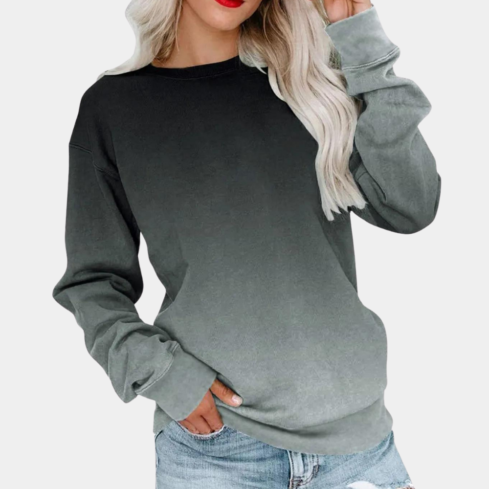 Sudadera Lisa De Corte Clásico Para Mujer | Ideal Para Uso Diario