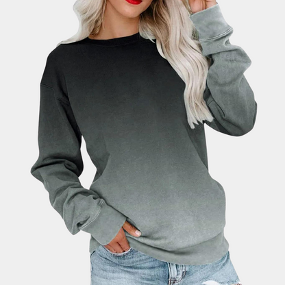 Sudadera Lisa De Corte Clásico Para Mujer | Ideal Para Uso Diario