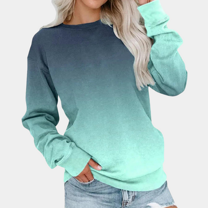Sudadera Lisa De Corte Clásico Para Mujer | Ideal Para Uso Diario