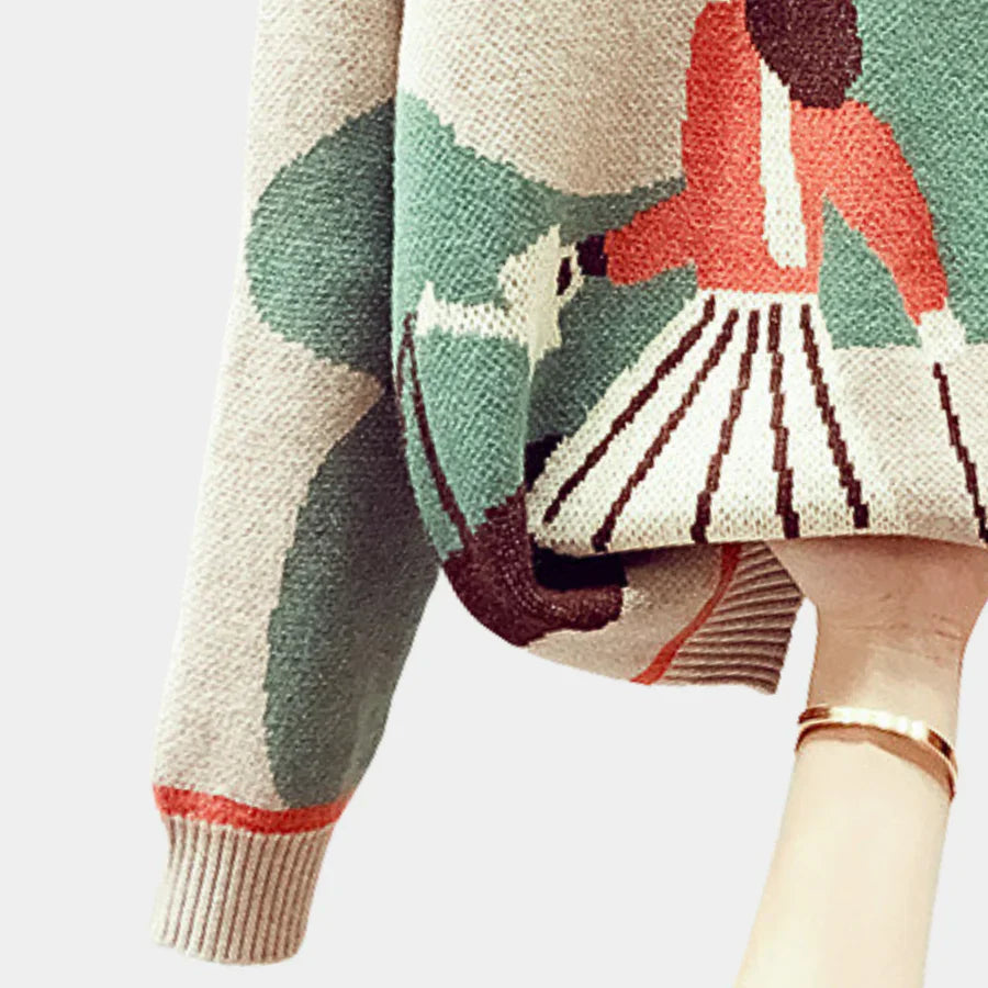 Suéter De Punto Con Diseño Clásico Para Mujer | Ideal Para Uso Diario