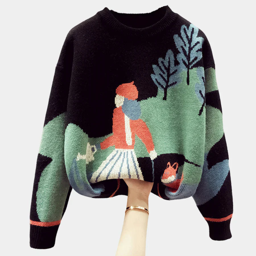 Suéter De Punto Con Diseño Clásico Para Mujer | Ideal Para Uso Diario
