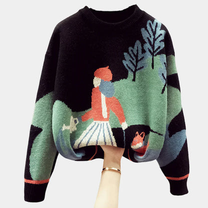 Suéter De Punto Con Diseño Clásico Para Mujer | Ideal Para Uso Diario