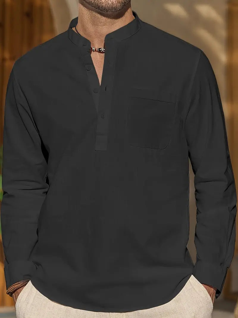 Camisa de Hombre con Corte Recto para Uso Diario | Ideal para el Verano