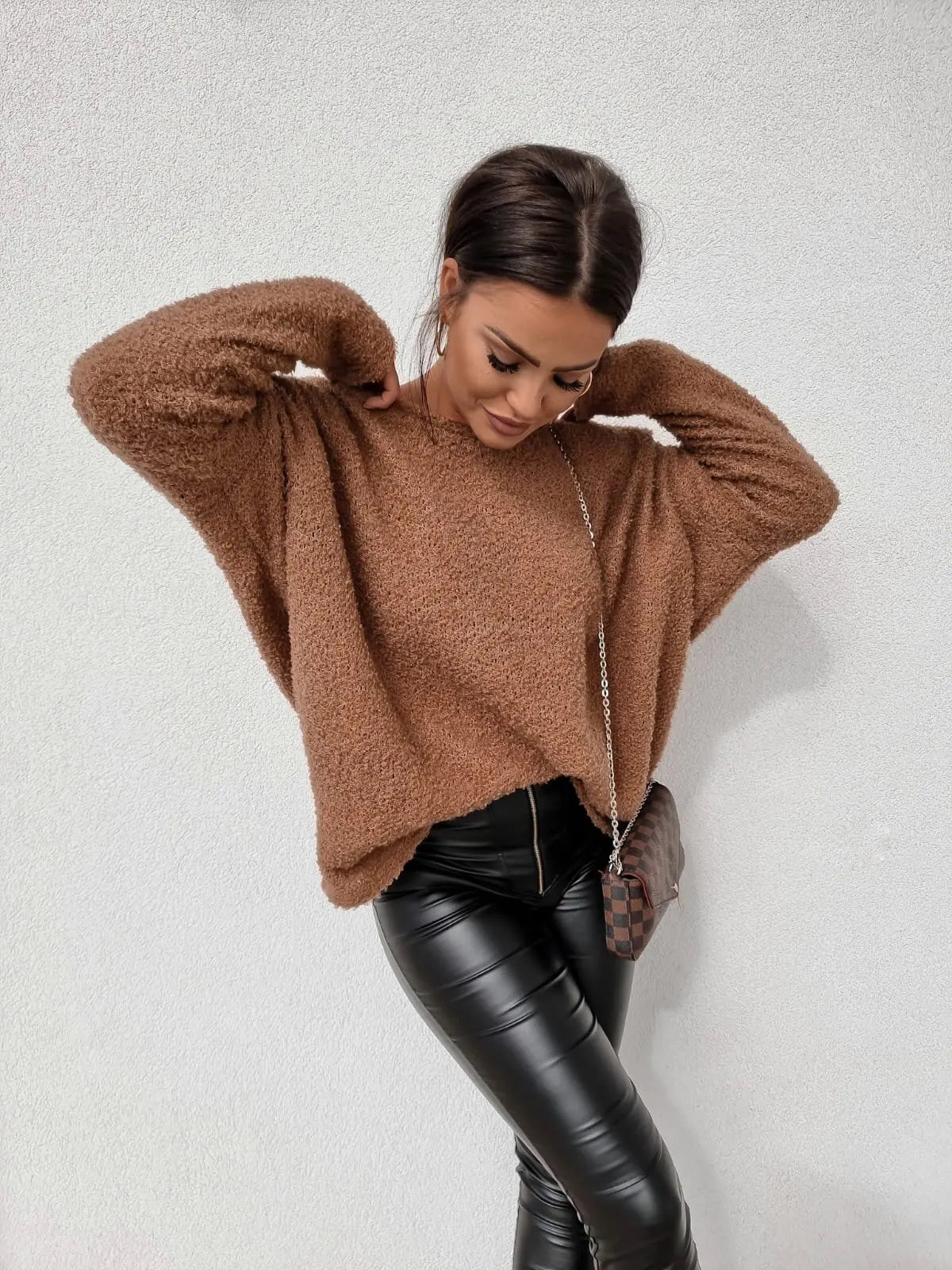 Jersey Con Corte Holgado Y Hombros Caídos Para Mujer | Ideal Para Uso Diario Y Actividades En Casa