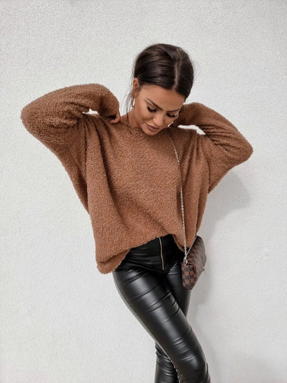 Jersey Con Corte Holgado Y Hombros Caídos Para Mujer | Ideal Para Uso Diario Y Actividades En Casa