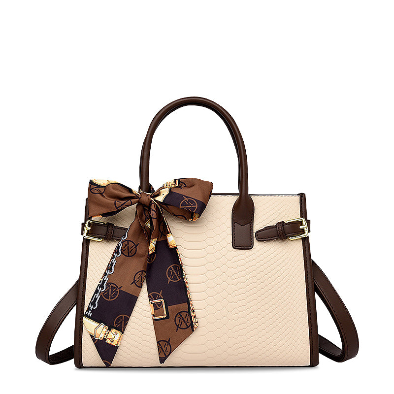 Bolso De Mano Mediano Con Tres Compartimentos Para Mujer | Ideal Para Uso Diario Y Organización De Objetos