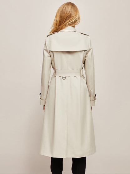 Trenchcoat Largo de Doble Botonadura y Corte Amplio | Uso Diario para Hombre o Mujer