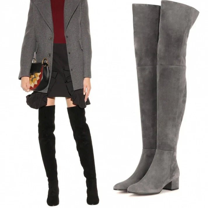 Botas Altas Con Tacón Para Mujer | Ideal Para Ocasiones Formales E Informales