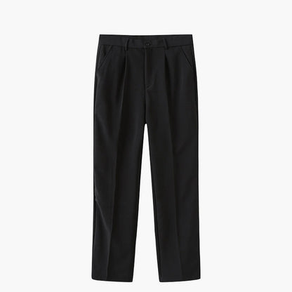 Pantalón Slim-Fit con Cierre de Botón y Cremallera para Mujer | Ideal para Entornos Formales