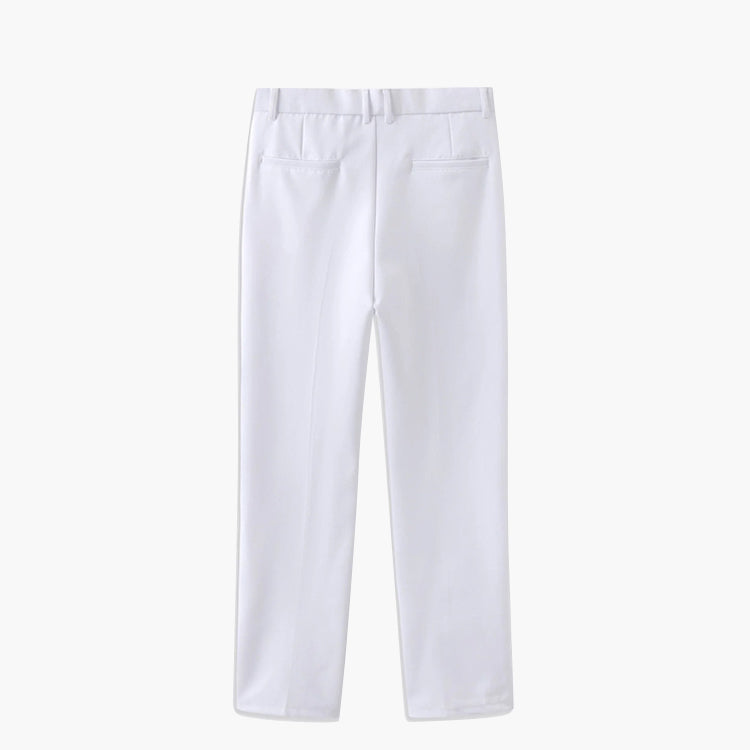 Pantalón Slim-Fit con Cierre de Botón y Cremallera para Mujer | Ideal para Entornos Formales