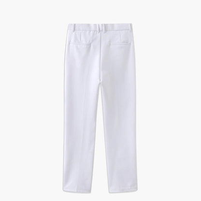Pantalón Slim-Fit con Cierre de Botón y Cremallera para Mujer | Ideal para Entornos Formales