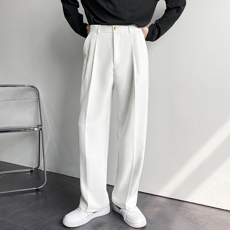Pantalón Slim-Fit con Cierre de Botón y Cremallera para Mujer | Ideal para Entornos Formales