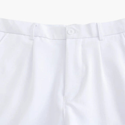 Pantalón Slim-Fit con Cierre de Botón y Cremallera para Mujer | Ideal para Entornos Formales