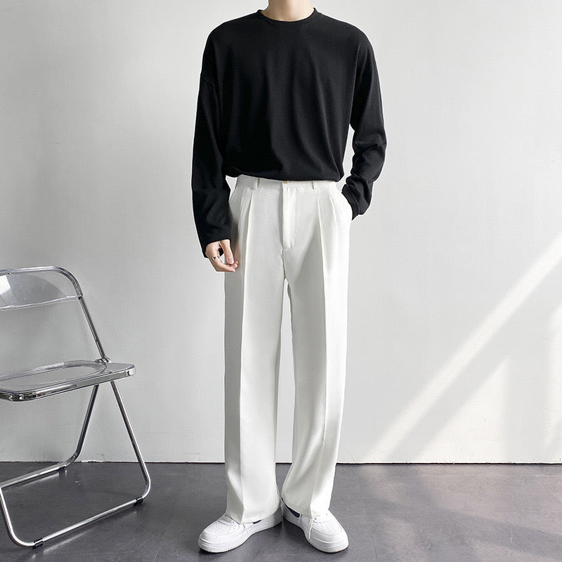 Pantalón Slim-Fit con Cierre de Botón y Cremallera para Mujer | Ideal para Entornos Formales
