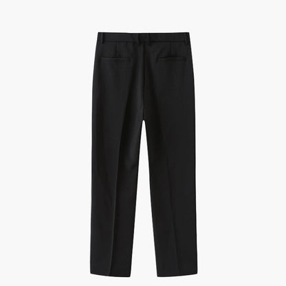 Pantalón Slim-Fit con Cierre de Botón y Cremallera para Mujer | Ideal para Entornos Formales