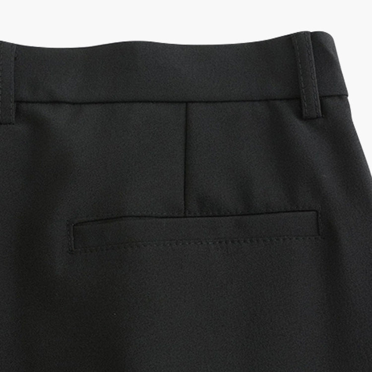 Pantalón Slim-Fit con Cierre de Botón y Cremallera para Mujer | Ideal para Entornos Formales