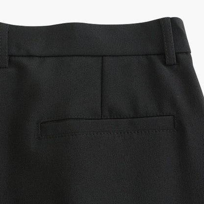 Pantalón Slim-Fit con Cierre de Botón y Cremallera para Mujer | Ideal para Entornos Formales