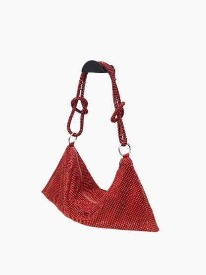 Bolso De Hombro Compacto Con Poignée Anudada Para Mujer | Ideal Para Uso En Salidas Y Eventos