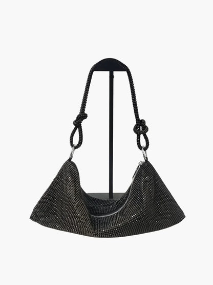 Bolso De Hombro Compacto Con Poignée Anudada Para Mujer | Ideal Para Uso En Salidas Y Eventos