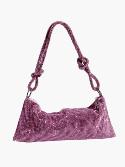 Bolso De Hombro Compacto Con Poignée Anudada Para Mujer | Ideal Para Uso En Salidas Y Eventos