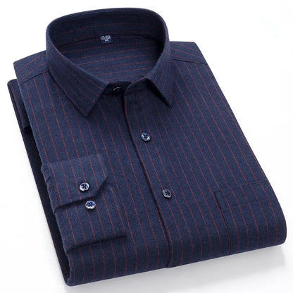 Camisa de Hombre con Estampado de Cuadros para Uso Diario | Ideal para Todo el Año