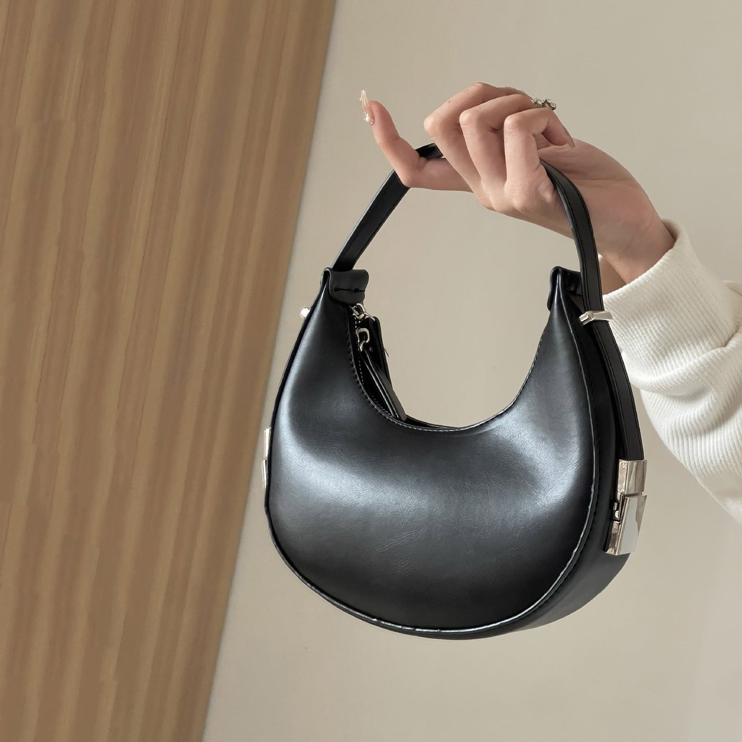 Bolso De Hombro Con Cierre Metálico Para Mujer | Ideal Para Uso Diario Y Salidas En Ciudad
