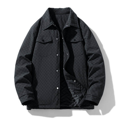 Sobrecamisa Con Motivo De Cuadros Y Cierre Abotonado Para Hombre | Ideal Para Uso Diario