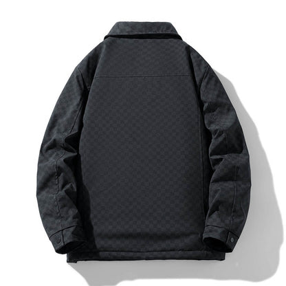Sobrecamisa Con Motivo De Cuadros Y Cierre Abotonado Para Hombre | Ideal Para Uso Diario