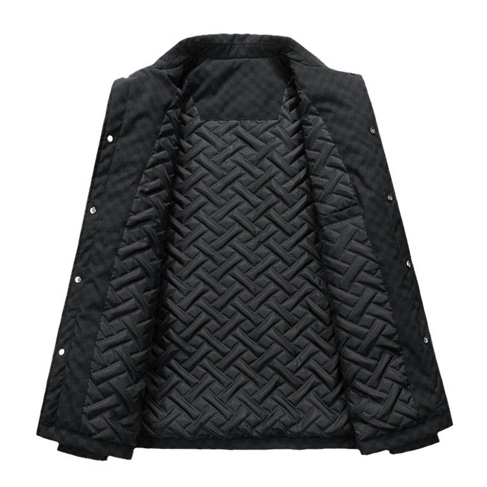 Sobrecamisa Con Motivo De Cuadros Y Cierre Abotonado Para Hombre | Ideal Para Uso Diario
