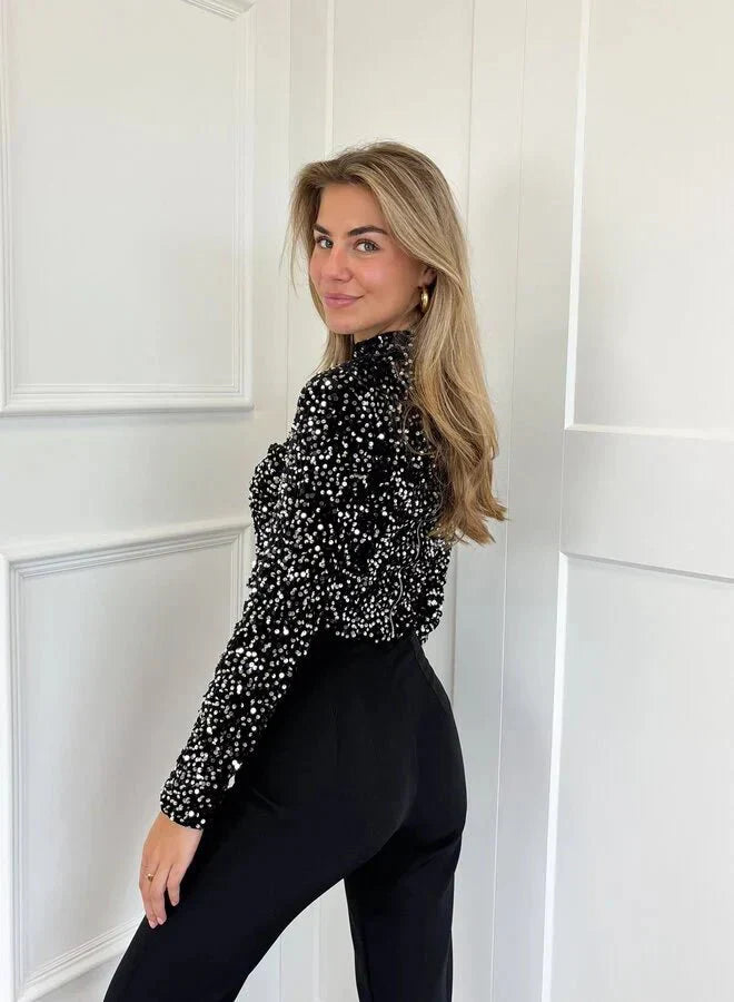 Top Con Escote Redondo Y Longitud Estándar Para Mujer | Ideal Para Uso En Ocasiones