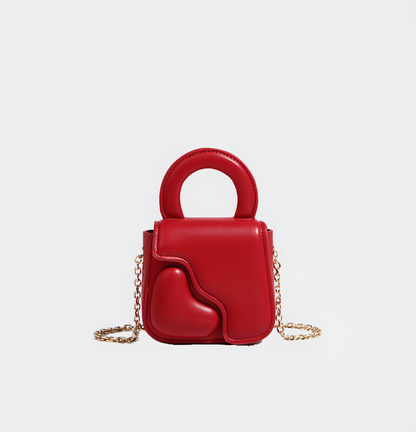 Mini Bolso De Hombro En Forma De Corazón Con Cierre Magnético Para Mujer | Ideal Para Uso Diario Y Salidas Informales