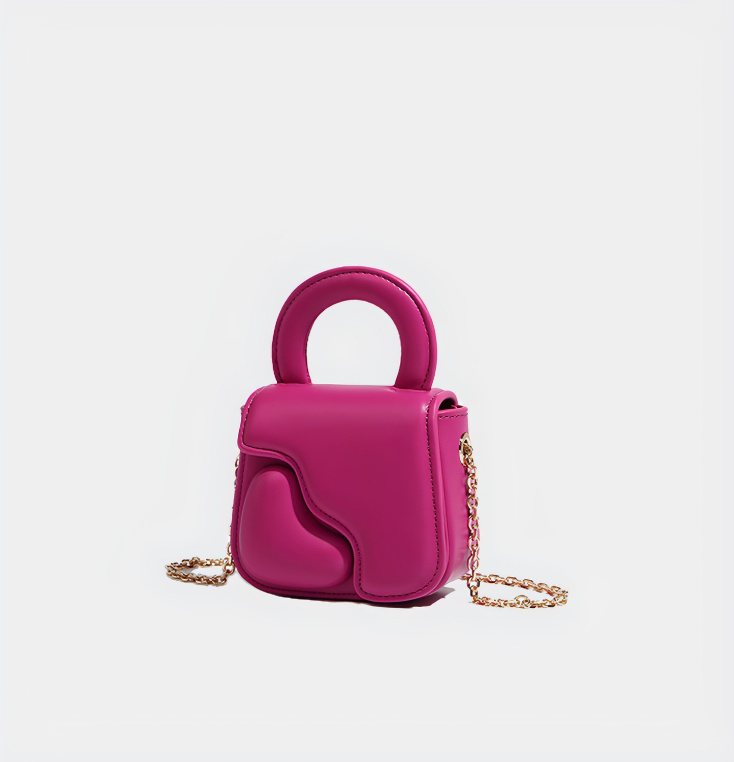 Mini Bolso De Hombro En Forma De Corazón Con Cierre Magnético Para Mujer | Ideal Para Uso Diario Y Salidas Informales