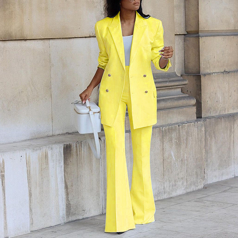 Conjunto De Dos Piezas Con Blazer Y Pantalón Coordinado Para Adultos | Ideal Para Usos Profesionales Y Versátiles