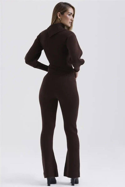 Conjunto De Dos Piezas Con Jersey Y Pantalón Para Mujer | Ideal Para Uso Diario Y Ocasiones Informales