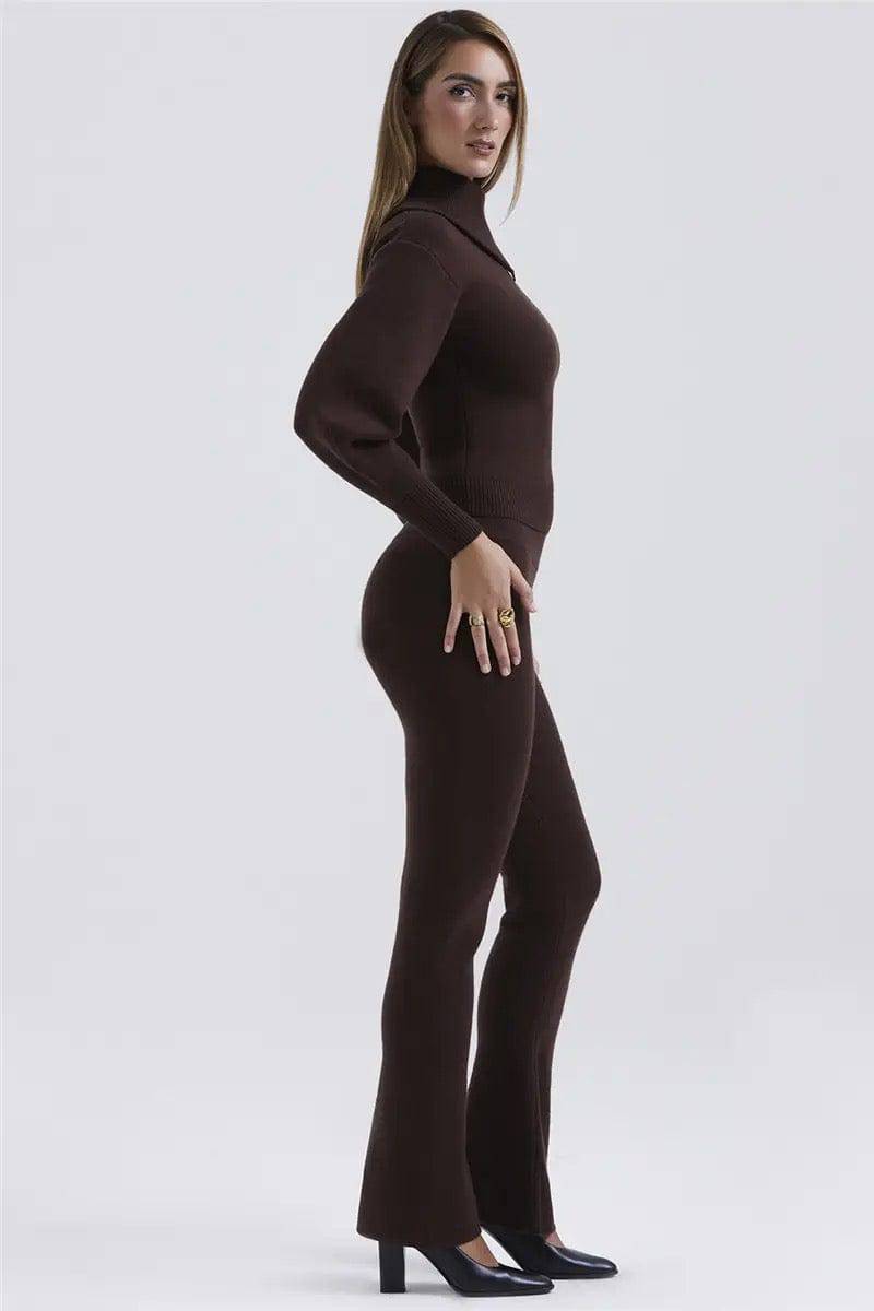 Conjunto De Dos Piezas Con Jersey Y Pantalón Para Mujer | Ideal Para Uso Diario Y Ocasiones Informales