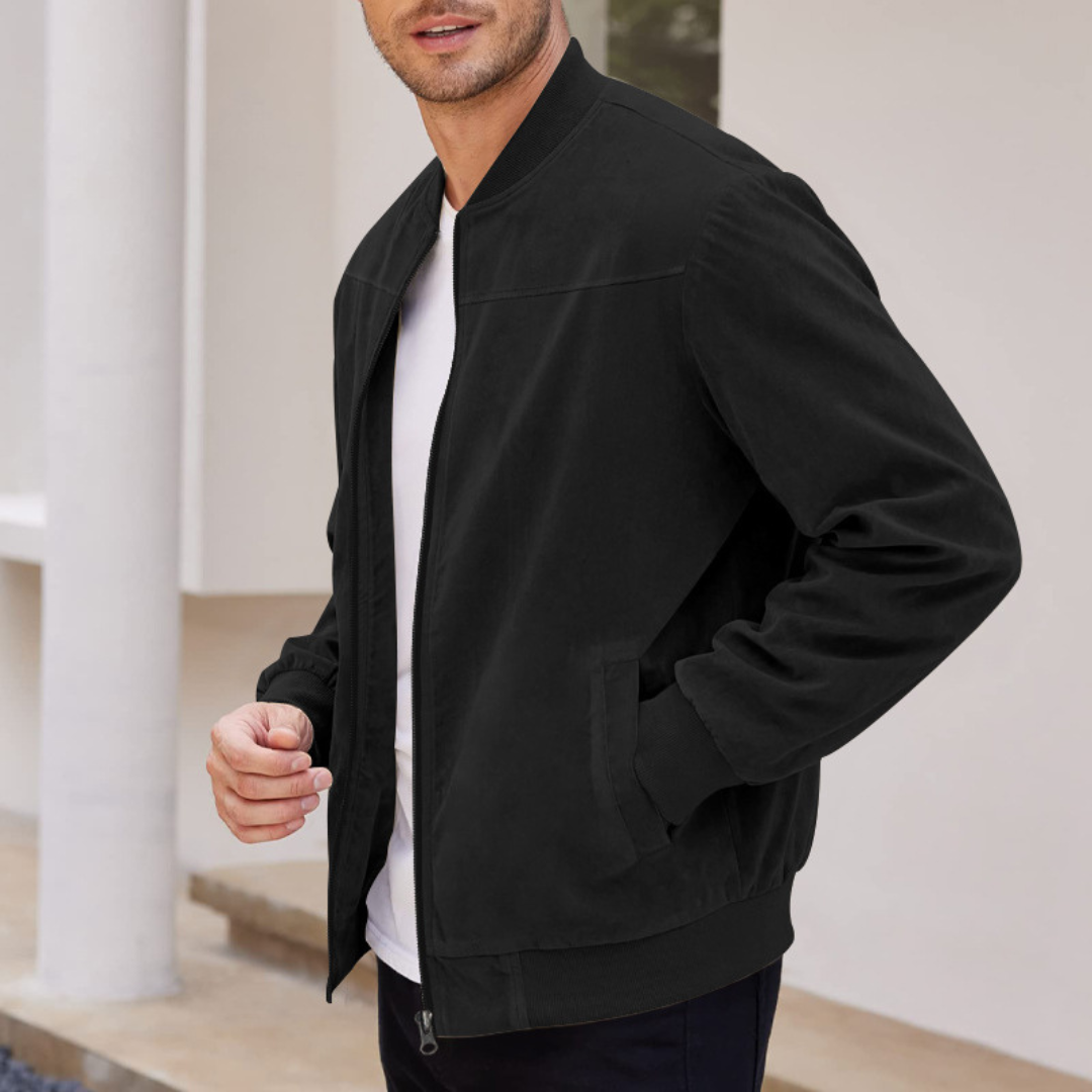 Chaqueta Bomber con Cierre de Cremallera para Adultos | Ideal para la Mi-Estación