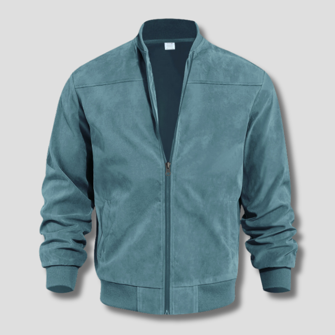 Chaqueta Bomber con Cierre de Cremallera para Adultos | Ideal para Períodos de Entretiempo