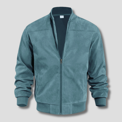 Chaqueta Bomber con Cierre de Cremallera para Adultos | Ideal para Períodos de Entretiempo