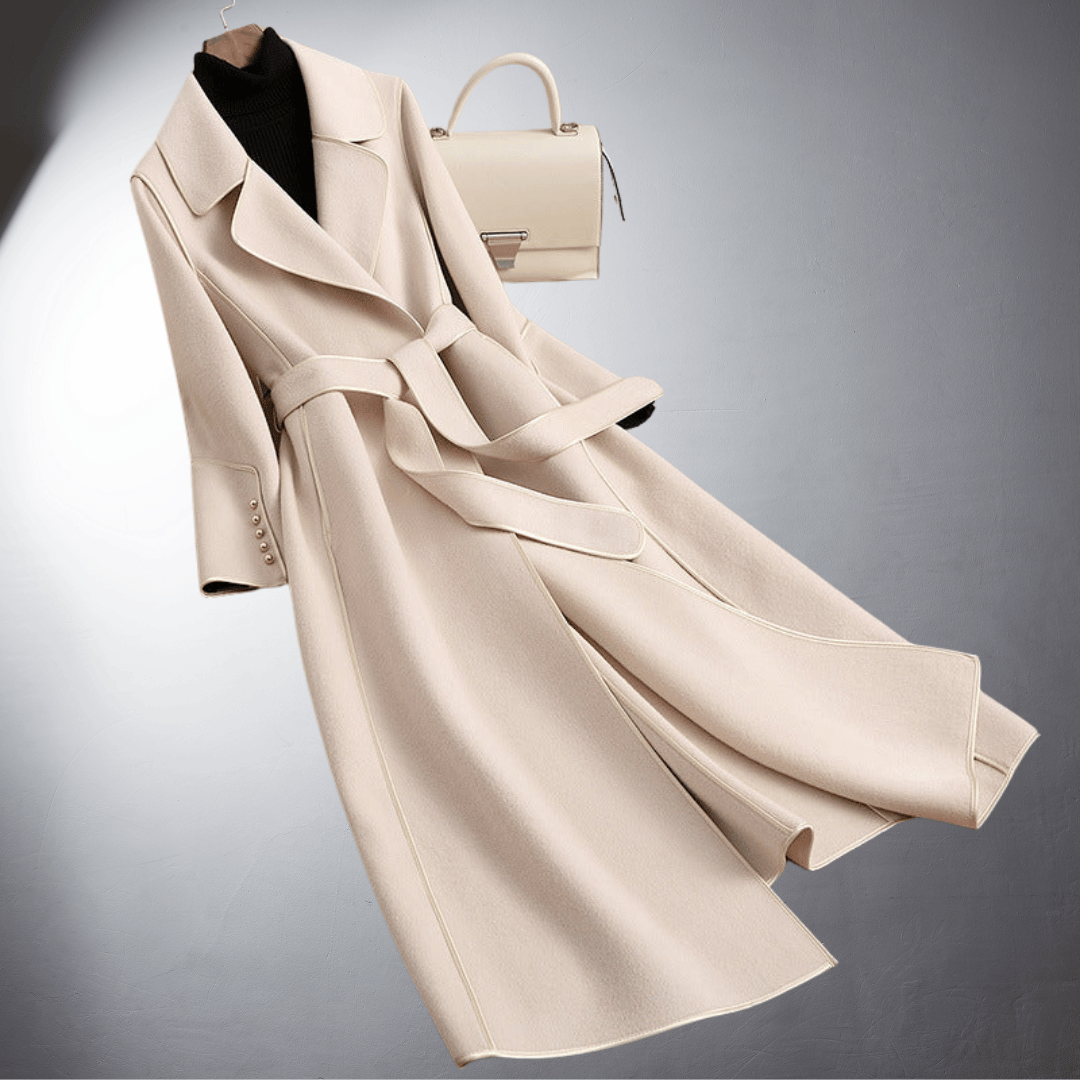 Abrigo Largo con Silueta Clásica para Mujer | Ideal para el Invierno