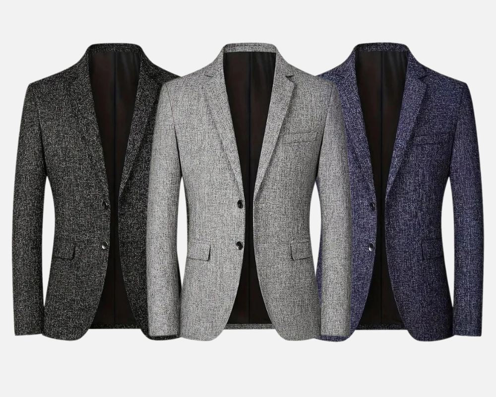 Blazer Con Corte Ajustado Para Hombre | Ideal Para Uso Profesional Y Formal