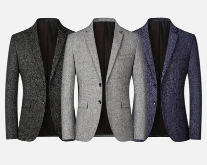 Blazer Con Corte Ajustado Para Hombre | Ideal Para Uso Profesional Y Formal